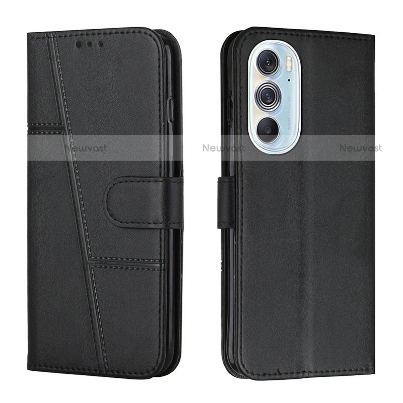 Leather Case Stands Flip Cover Holder Y01X for Motorola Moto Edge 30 Pro 5G