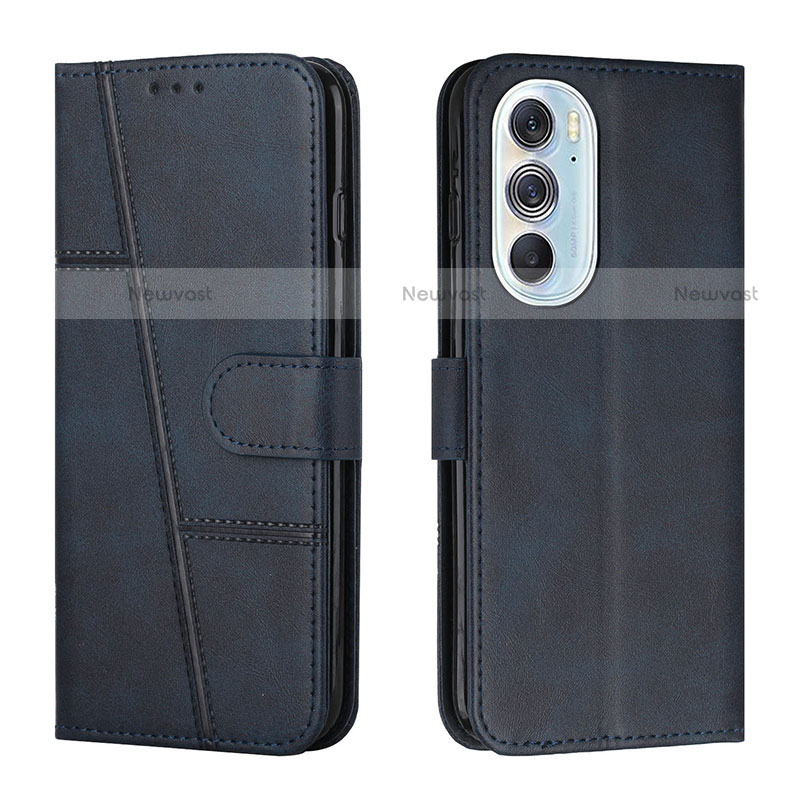 Leather Case Stands Flip Cover Holder Y01X for Motorola Moto Edge Plus (2022) 5G