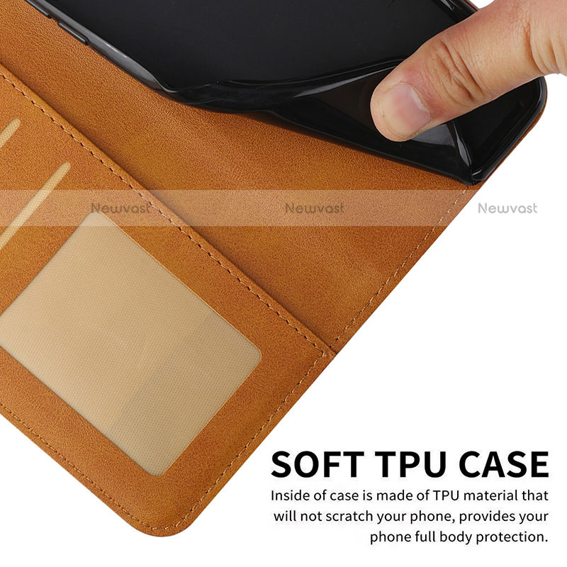 Leather Case Stands Flip Cover Holder Y01X for Motorola Moto Edge X30 5G