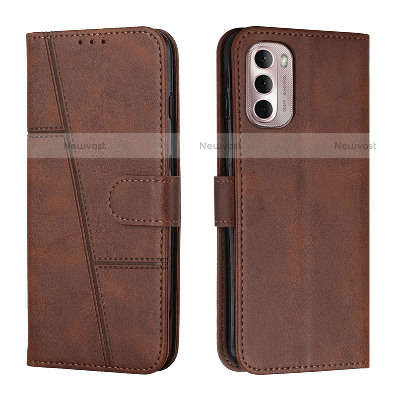 Leather Case Stands Flip Cover Holder Y01X for Motorola Moto G Stylus (2022) 4G