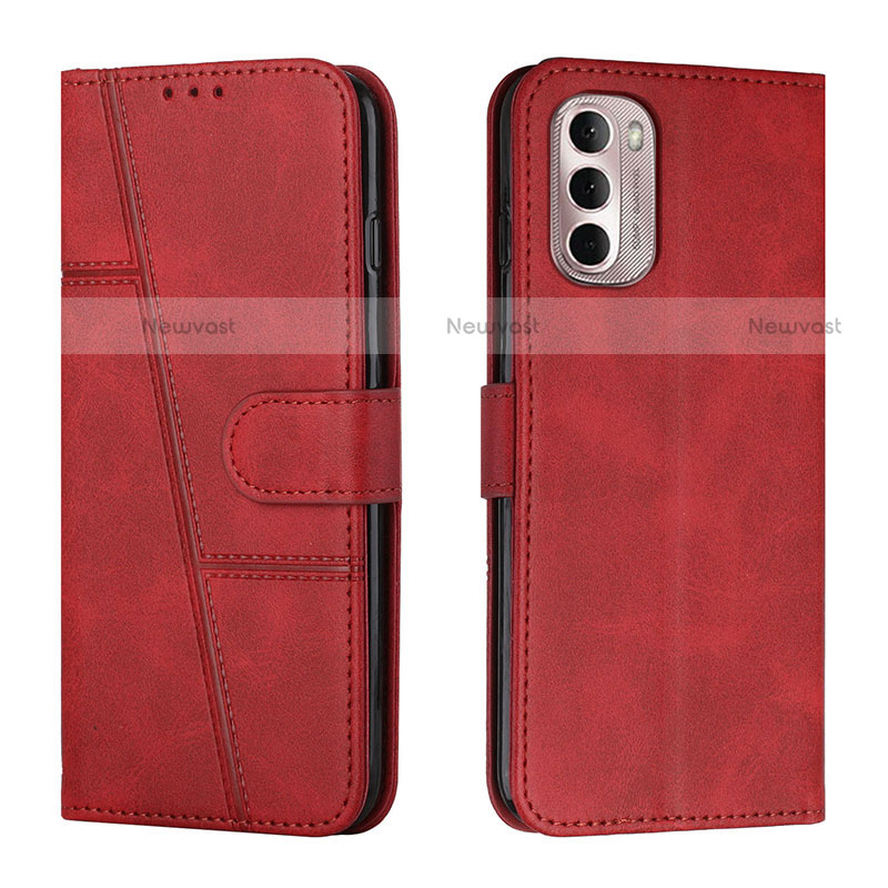 Leather Case Stands Flip Cover Holder Y01X for Motorola Moto G Stylus (2022) 4G