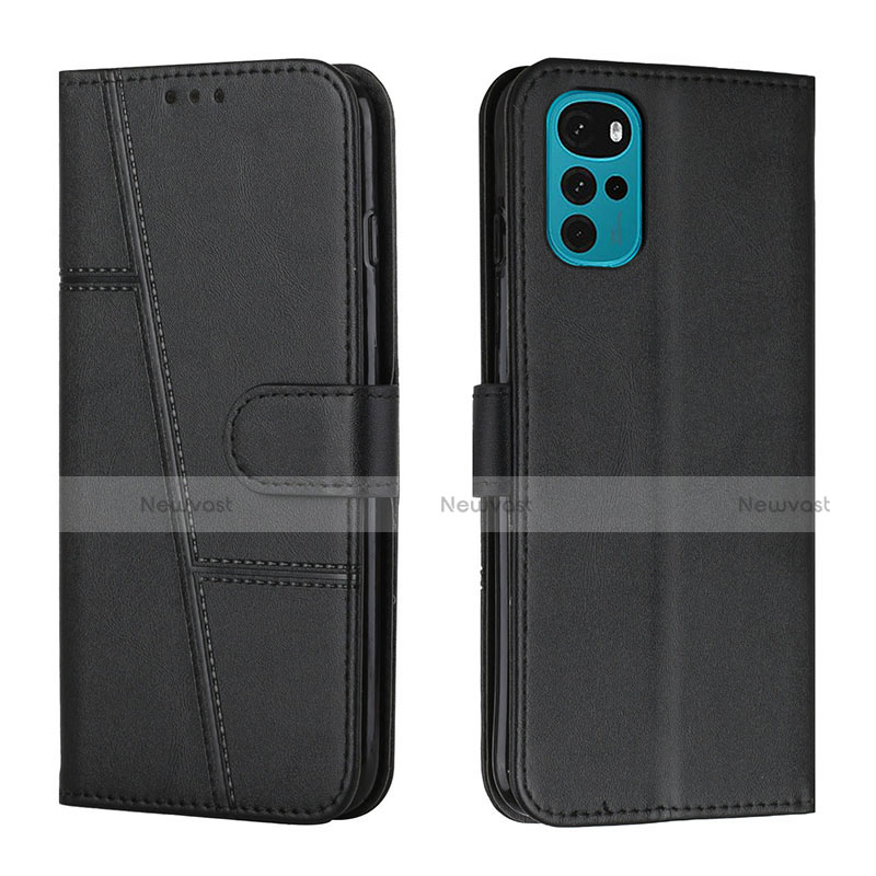 Leather Case Stands Flip Cover Holder Y01X for Motorola Moto G22