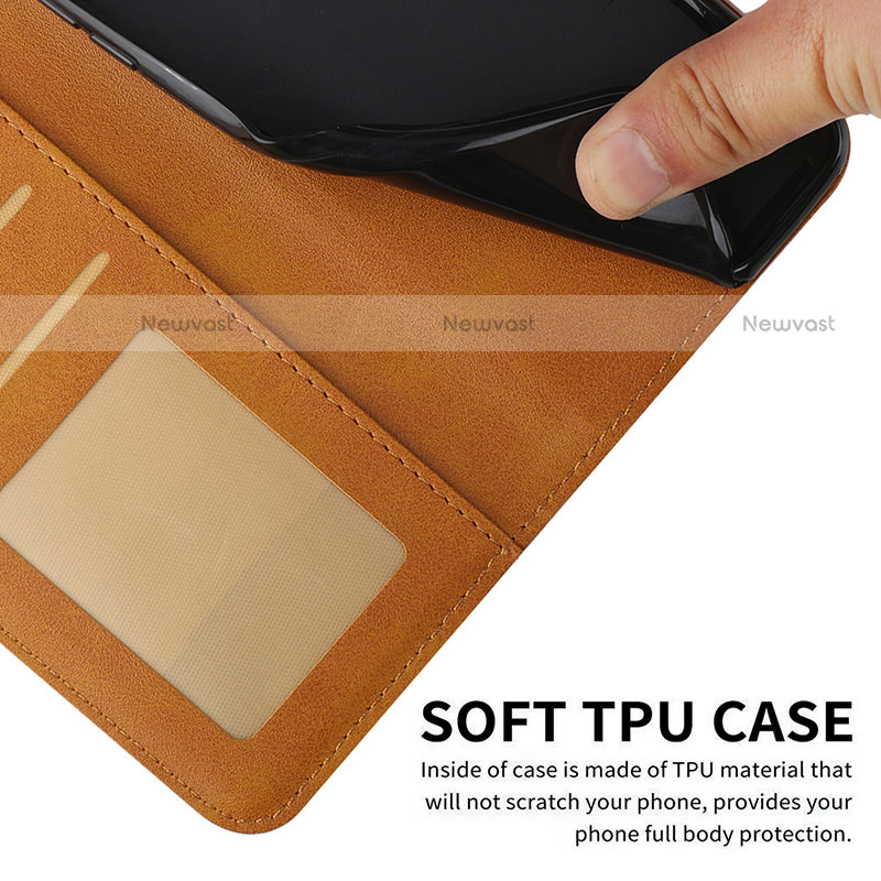 Leather Case Stands Flip Cover Holder Y01X for Motorola Moto G31