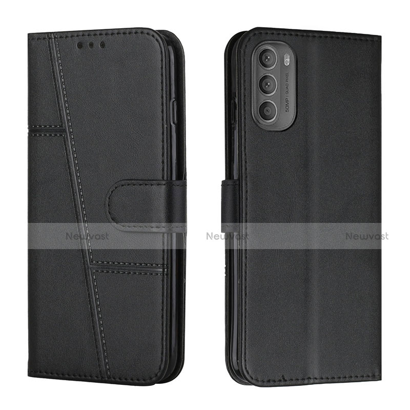 Leather Case Stands Flip Cover Holder Y01X for Motorola Moto G41