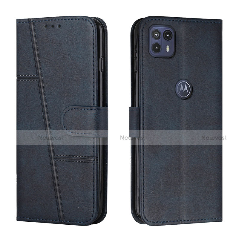 Leather Case Stands Flip Cover Holder Y01X for Motorola Moto G50 5G