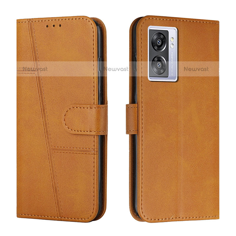 Leather Case Stands Flip Cover Holder Y01X for OnePlus Nord N300 5G