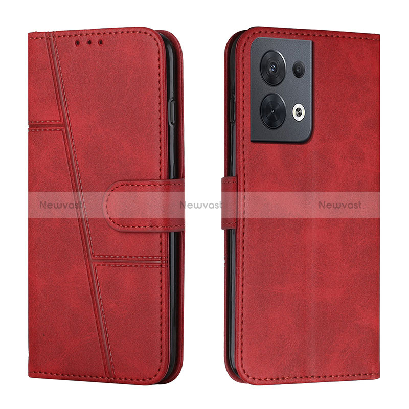 Leather Case Stands Flip Cover Holder Y01X for Oppo Reno9 5G