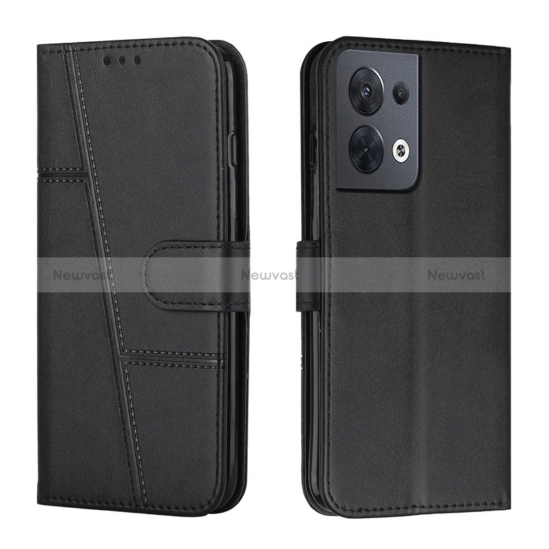 Leather Case Stands Flip Cover Holder Y01X for Oppo Reno9 Pro 5G