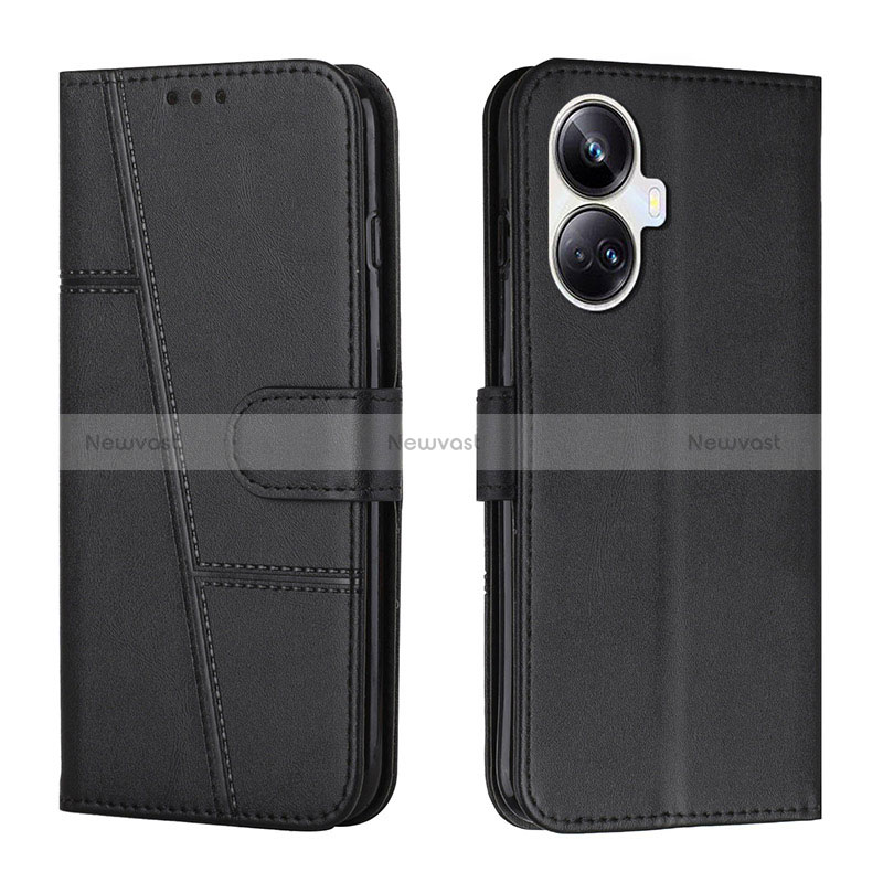 Leather Case Stands Flip Cover Holder Y01X for Realme 10 Pro+ Plus 5G