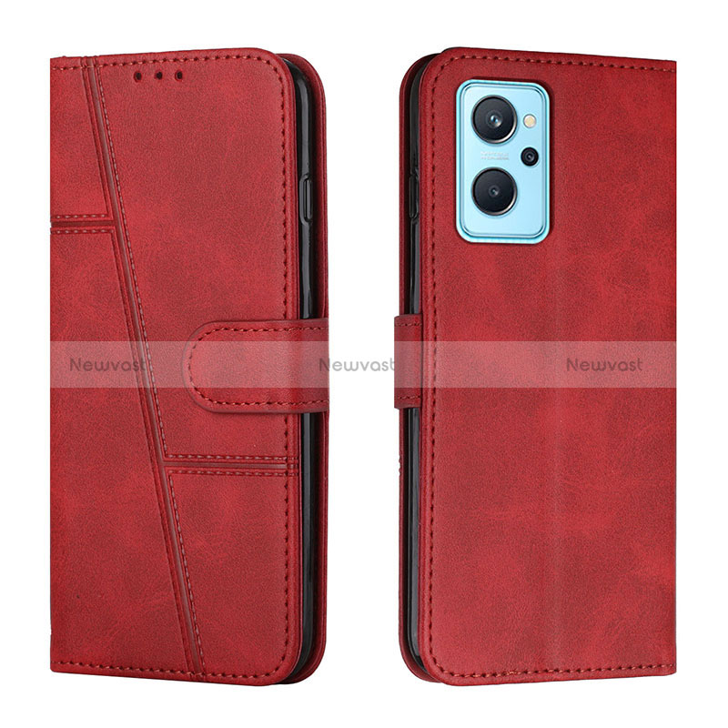 Leather Case Stands Flip Cover Holder Y01X for Realme 9i 4G