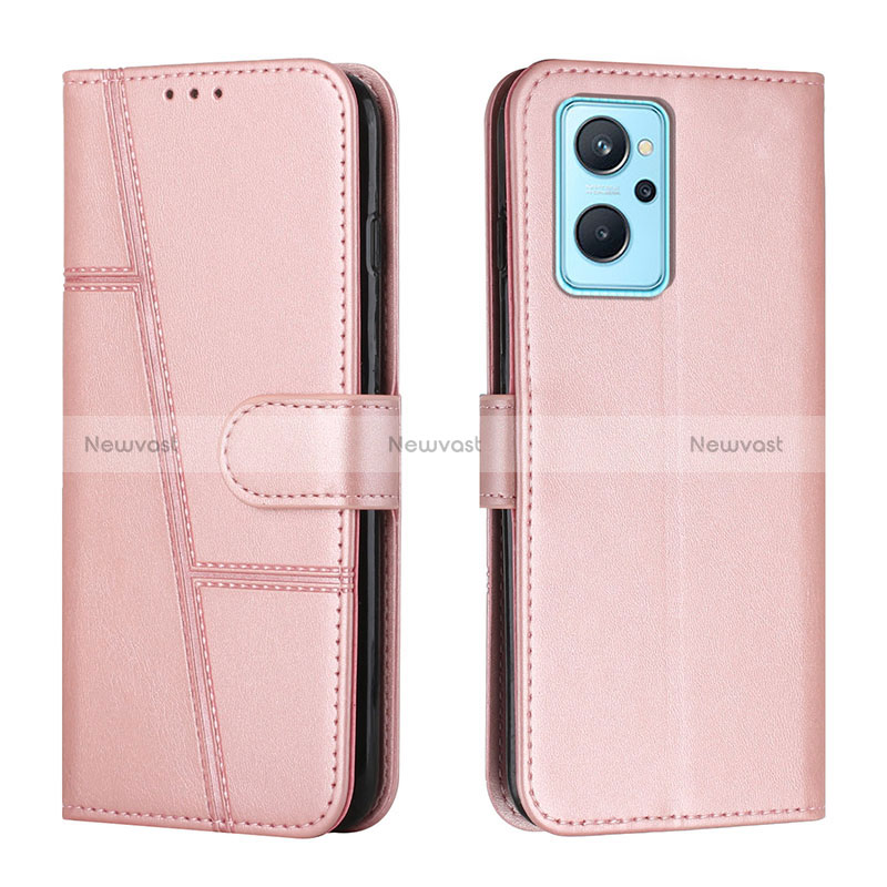 Leather Case Stands Flip Cover Holder Y01X for Realme 9i 4G