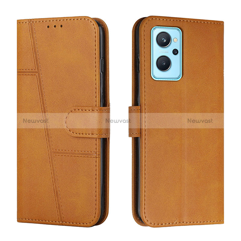 Leather Case Stands Flip Cover Holder Y01X for Realme 9i 4G