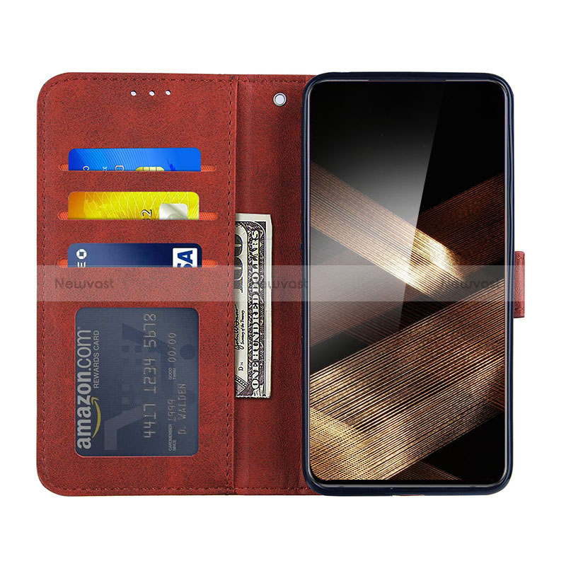 Leather Case Stands Flip Cover Holder Y01X for Samsung Galaxy A15 5G