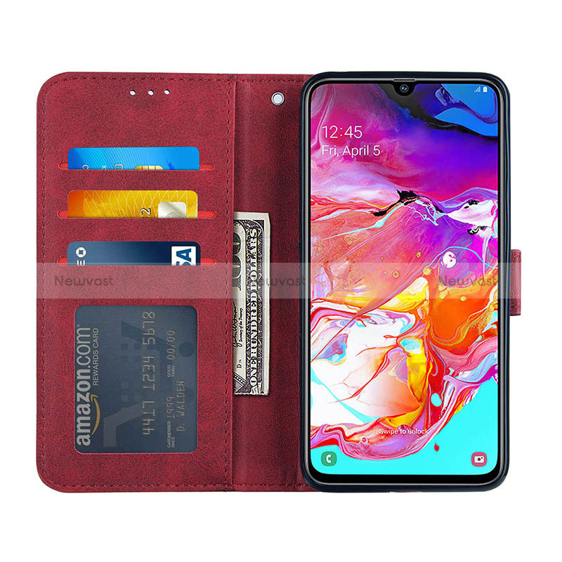 Leather Case Stands Flip Cover Holder Y01X for Samsung Galaxy A70