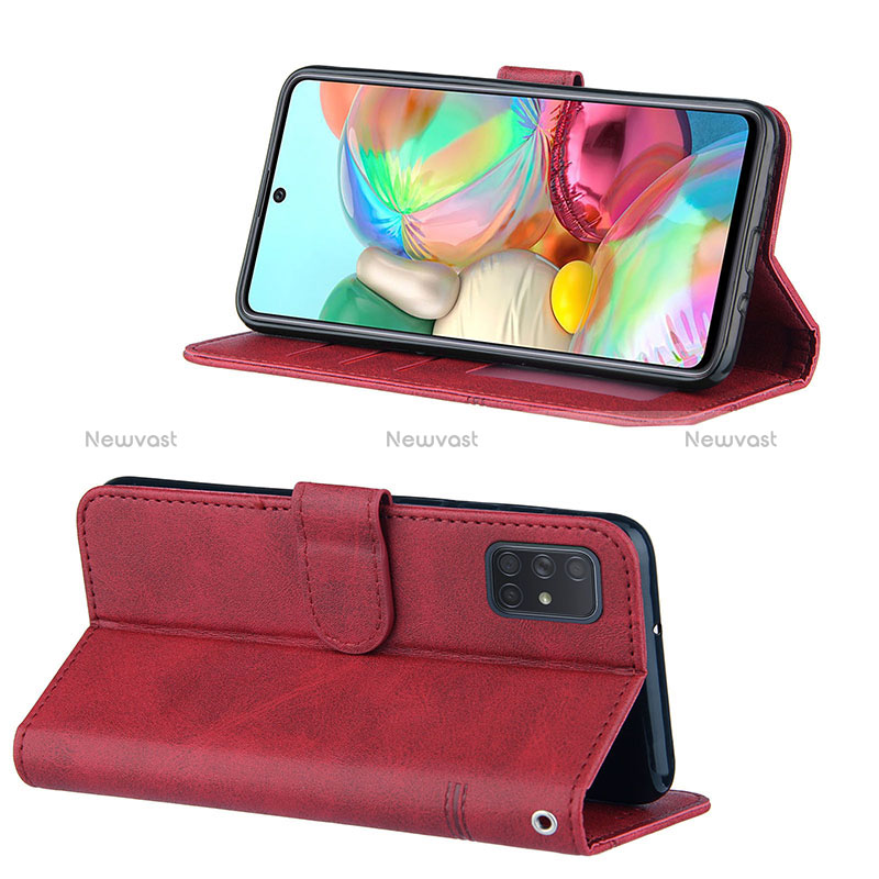 Leather Case Stands Flip Cover Holder Y01X for Samsung Galaxy A71 5G
