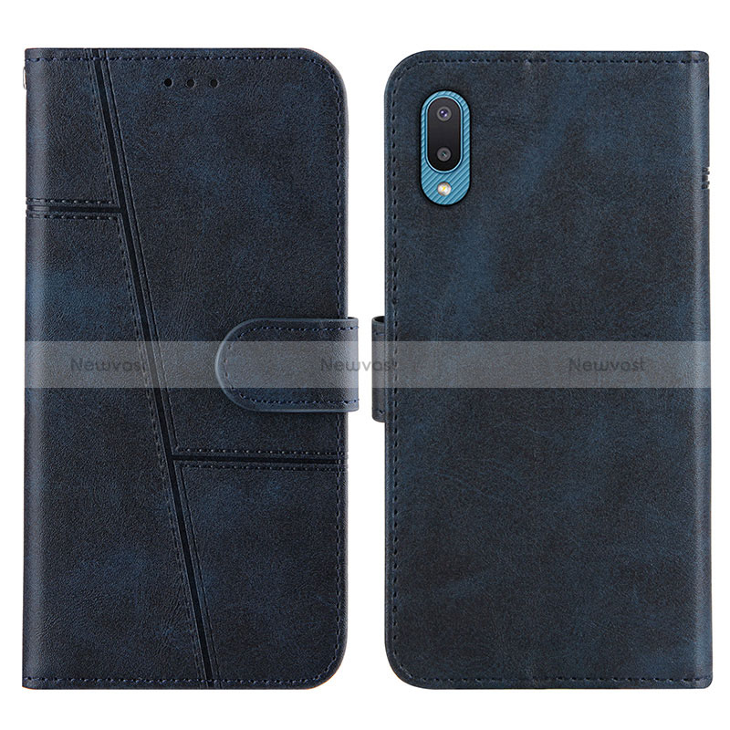 Leather Case Stands Flip Cover Holder Y01X for Samsung Galaxy M02