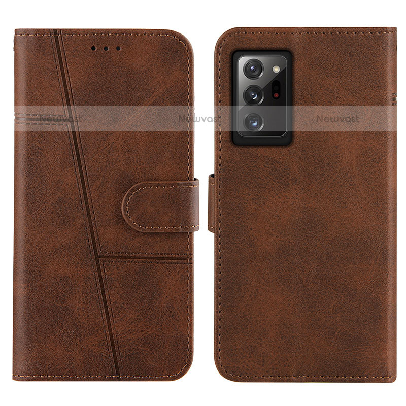 Leather Case Stands Flip Cover Holder Y01X for Samsung Galaxy Note 20 Ultra 5G