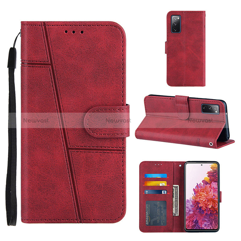 Leather Case Stands Flip Cover Holder Y01X for Samsung Galaxy S20 FE 5G