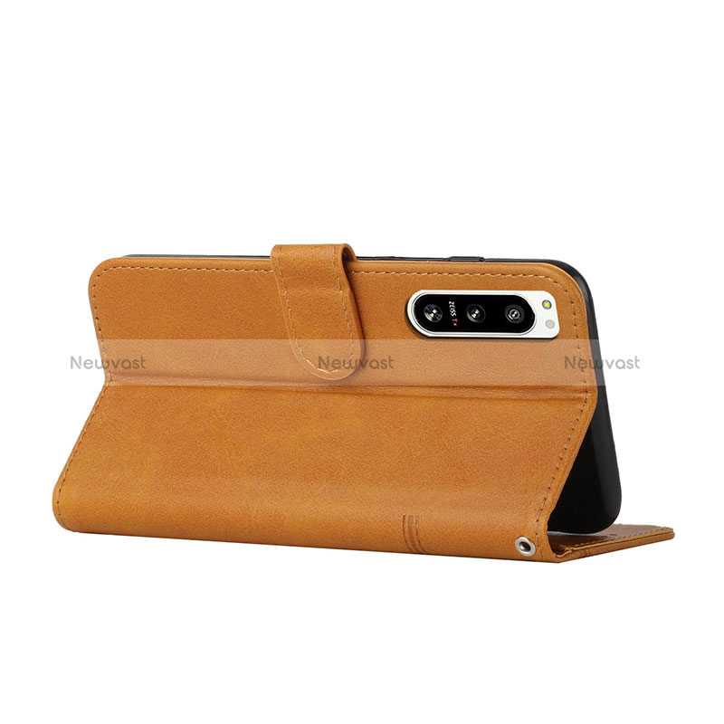 Leather Case Stands Flip Cover Holder Y01X for Sony Xperia 5 IV