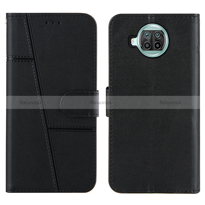 Leather Case Stands Flip Cover Holder Y01X for Xiaomi Mi 10T Lite 5G Black