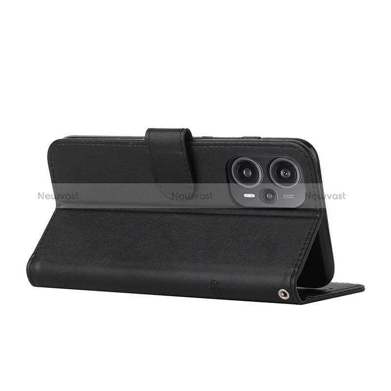 Leather Case Stands Flip Cover Holder Y01X for Xiaomi Poco F5 5G