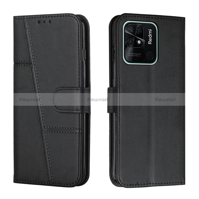 Leather Case Stands Flip Cover Holder Y01X for Xiaomi Redmi 10 Power