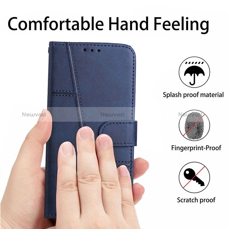 Leather Case Stands Flip Cover Holder Y01X for Xiaomi Redmi 9C