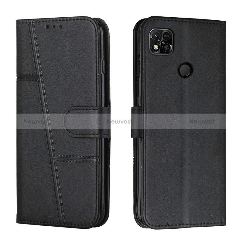 Leather Case Stands Flip Cover Holder Y01X for Xiaomi Redmi 9C