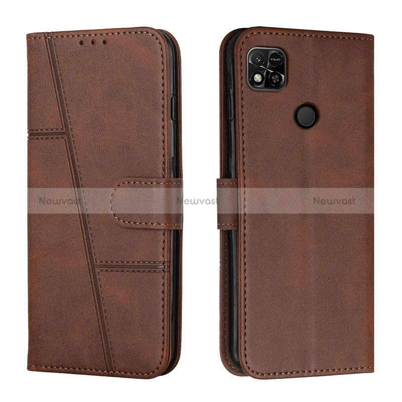 Leather Case Stands Flip Cover Holder Y01X for Xiaomi Redmi 9C