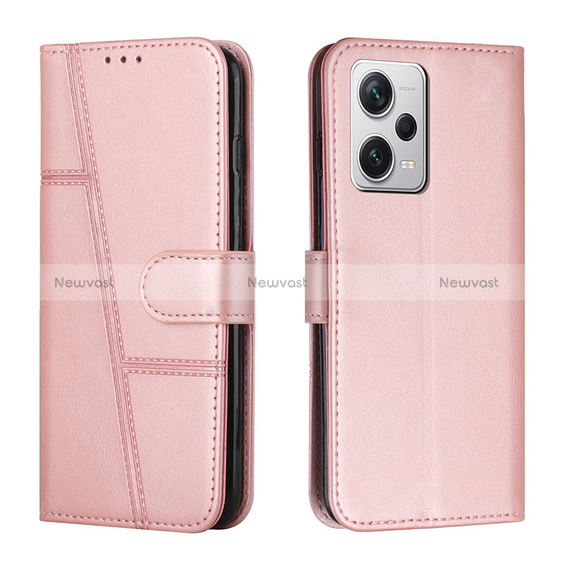Leather Case Stands Flip Cover Holder Y01X for Xiaomi Redmi Note 12 Pro 5G