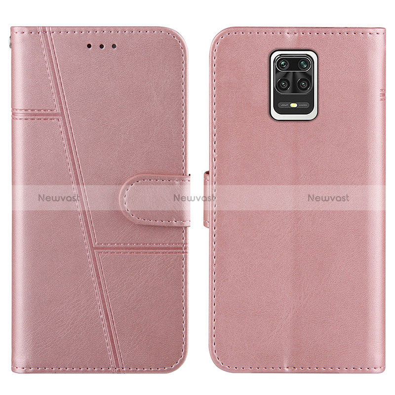 Leather Case Stands Flip Cover Holder Y01X for Xiaomi Redmi Note 9 Pro Max