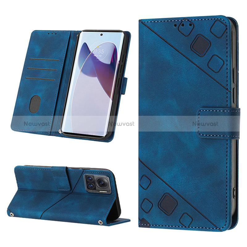 Leather Case Stands Flip Cover Holder Y02B for Motorola Moto Edge 30 Ultra 5G