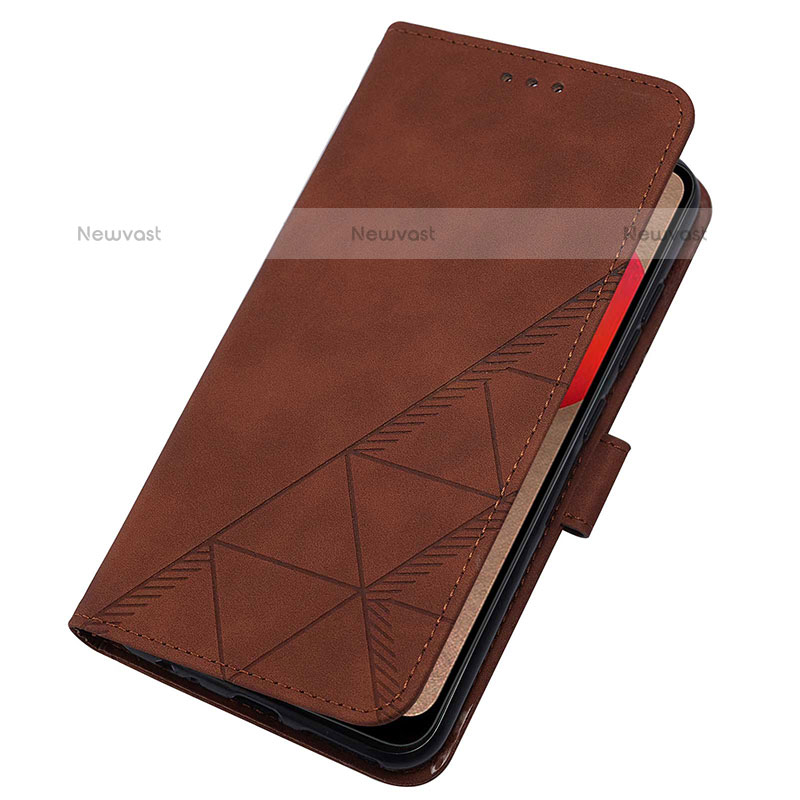 Leather Case Stands Flip Cover Holder Y02B for Samsung Galaxy A02s