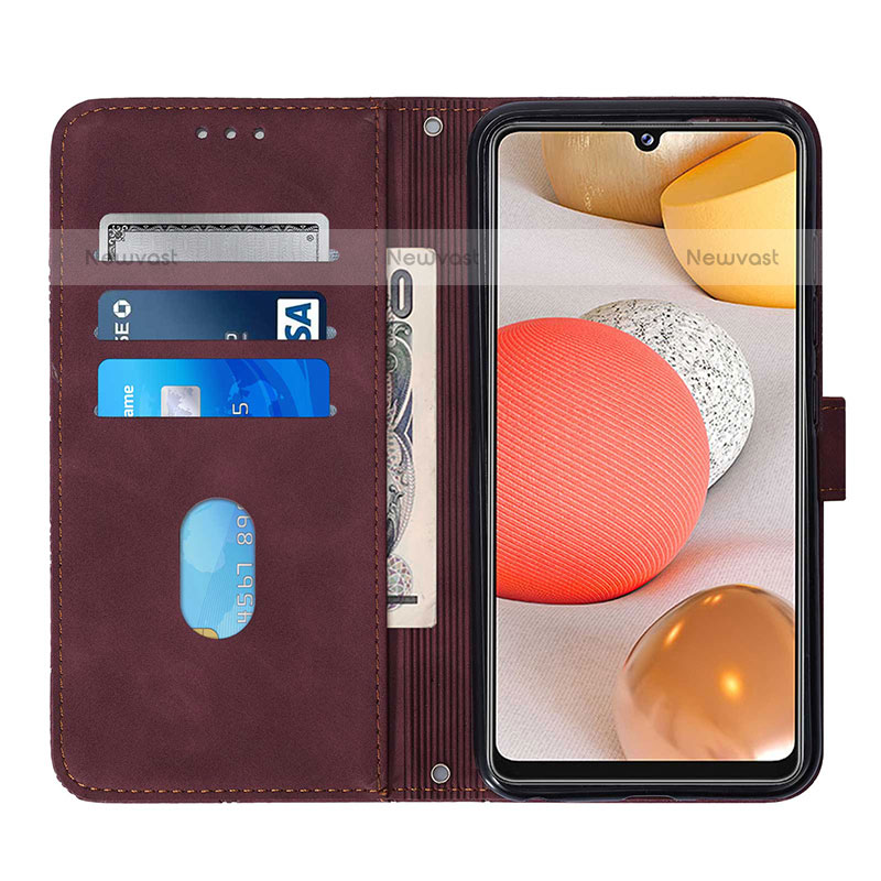 Leather Case Stands Flip Cover Holder Y02B for Samsung Galaxy A42 5G