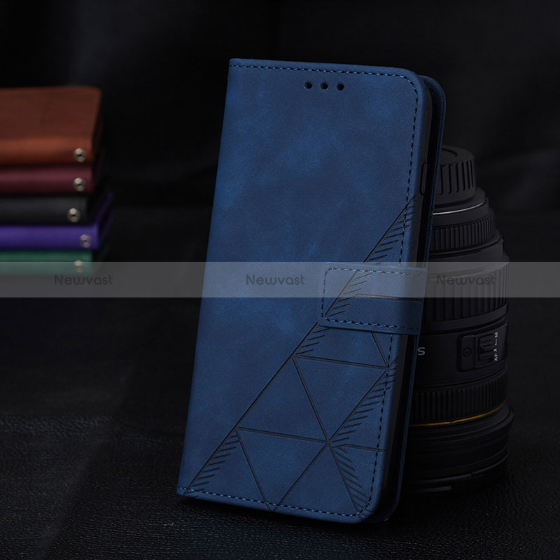Leather Case Stands Flip Cover Holder Y02B for Samsung Galaxy M22 4G