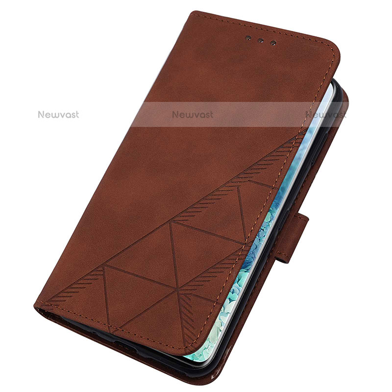 Leather Case Stands Flip Cover Holder Y02B for Samsung Galaxy S20