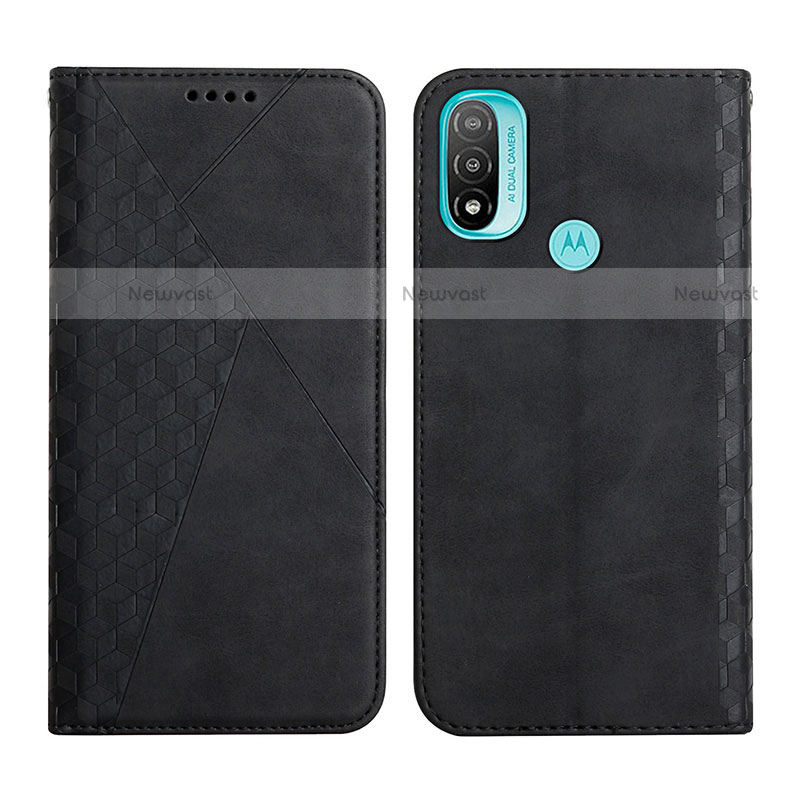 Leather Case Stands Flip Cover Holder Y02X for Motorola Moto E40