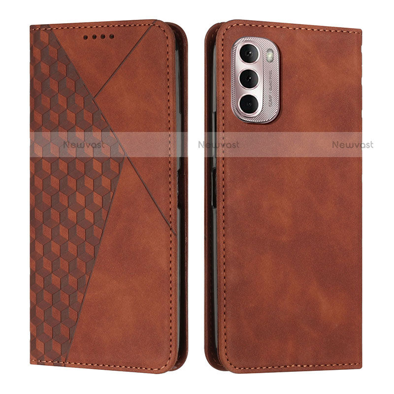 Leather Case Stands Flip Cover Holder Y02X for Motorola Moto G Stylus (2022) 4G