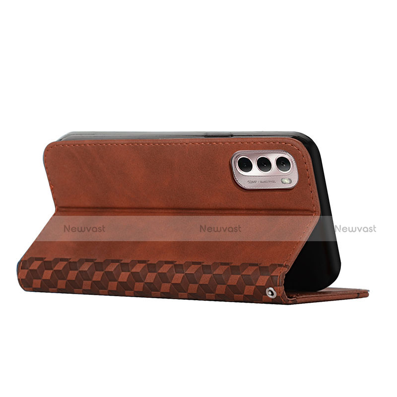 Leather Case Stands Flip Cover Holder Y02X for Motorola Moto G Stylus (2022) 5G