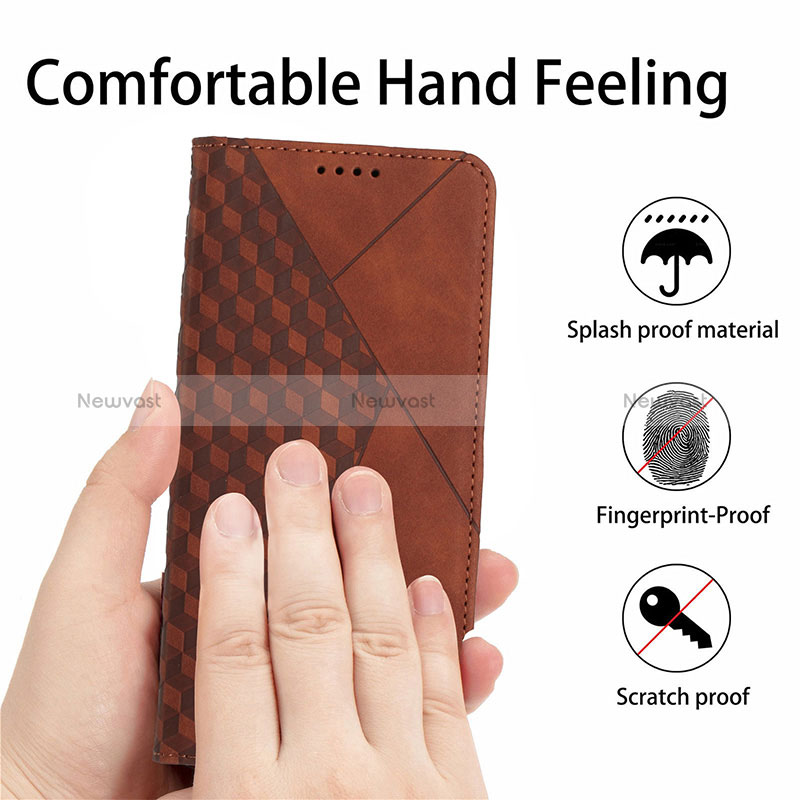 Leather Case Stands Flip Cover Holder Y02X for Oppo Reno8 4G