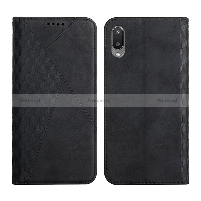 Leather Case Stands Flip Cover Holder Y02X for Samsung Galaxy M02