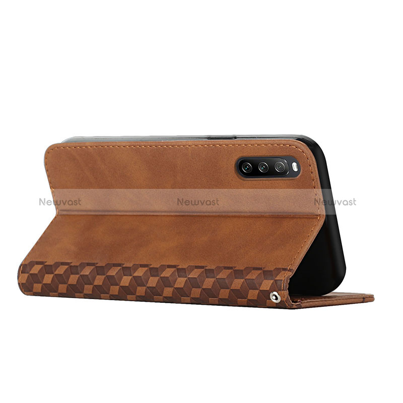 Leather Case Stands Flip Cover Holder Y02X for Sony Xperia 10 III