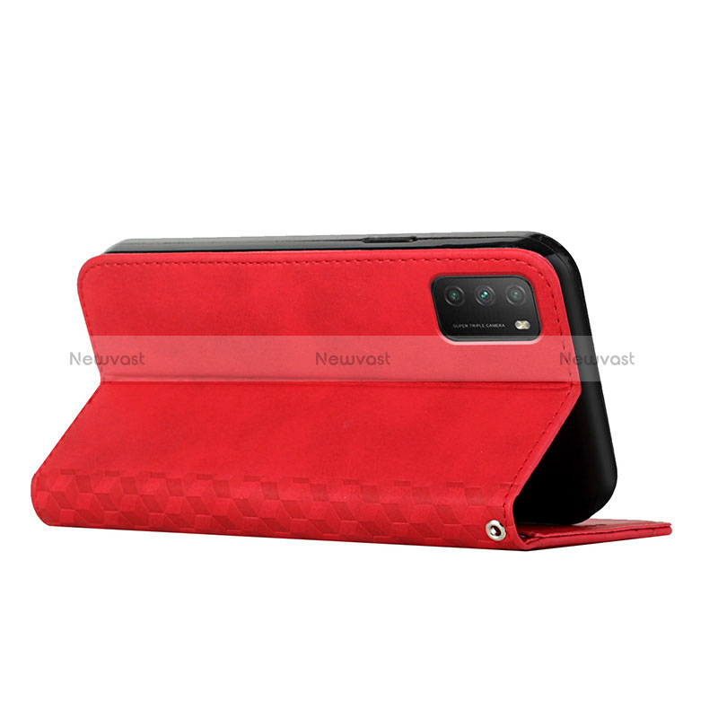 Leather Case Stands Flip Cover Holder Y02X for Xiaomi Poco M3