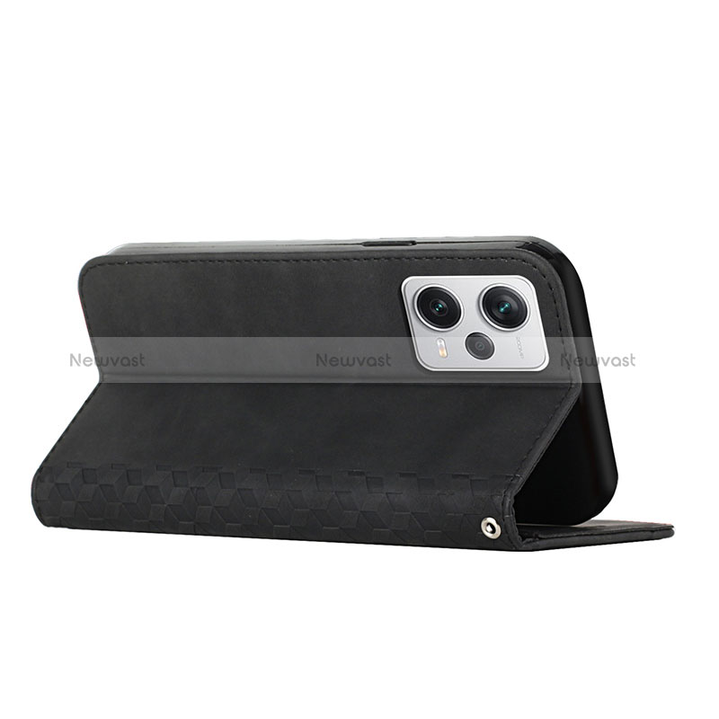 Leather Case Stands Flip Cover Holder Y02X for Xiaomi Redmi Note 12 Pro 5G