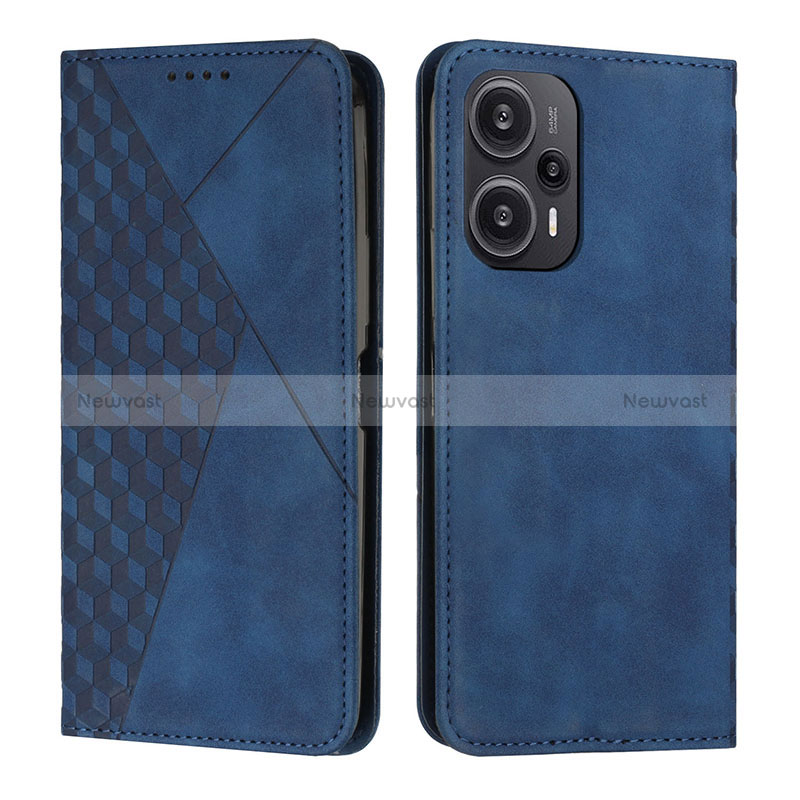 Leather Case Stands Flip Cover Holder Y02X for Xiaomi Redmi Note 12 Turbo 5G