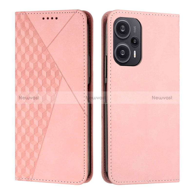 Leather Case Stands Flip Cover Holder Y02X for Xiaomi Redmi Note 12 Turbo 5G