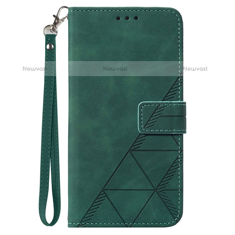 Leather Case Stands Flip Cover Holder Y03B for Samsung Galaxy A02s