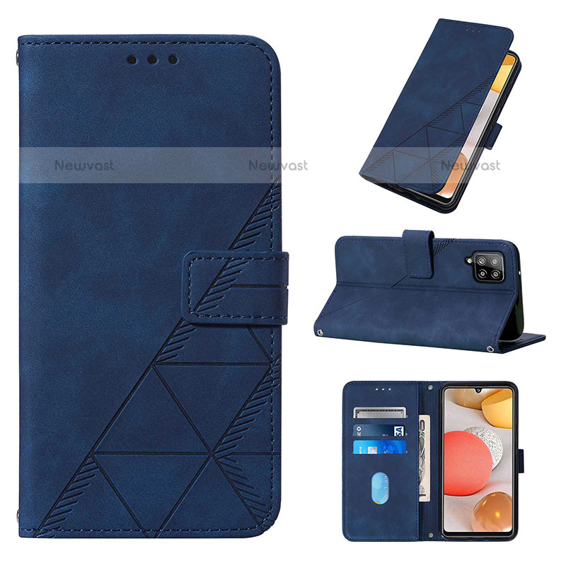 Leather Case Stands Flip Cover Holder Y03B for Samsung Galaxy A42 5G