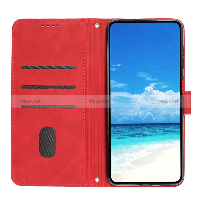 Leather Case Stands Flip Cover Holder Y03X for Motorola Moto E22S