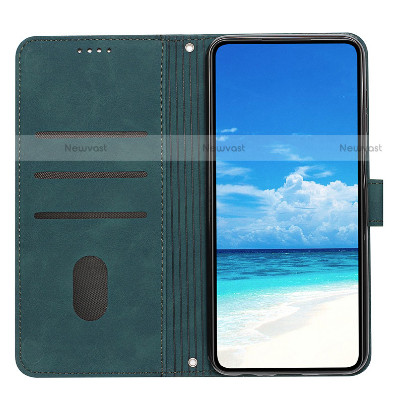 Leather Case Stands Flip Cover Holder Y03X for Motorola Moto E30